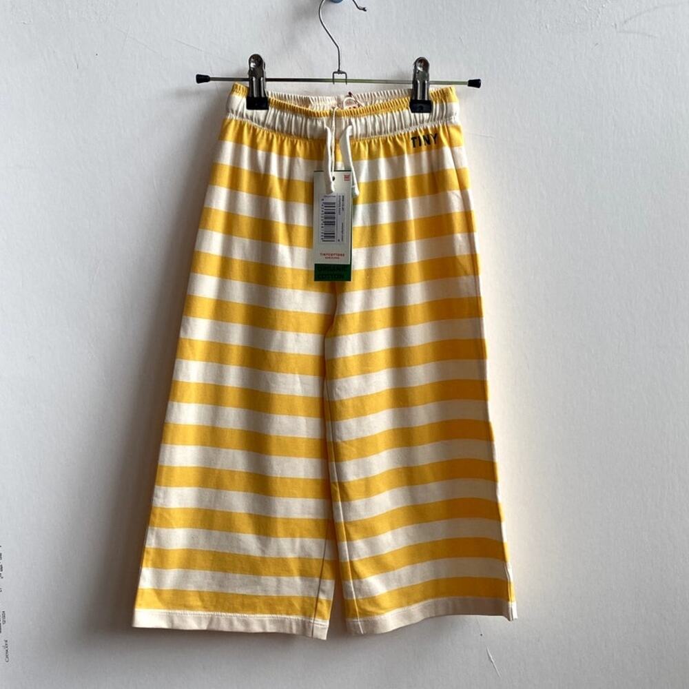 Tiny Cottons Striped Pull-on Easy Pants 4Y NWT